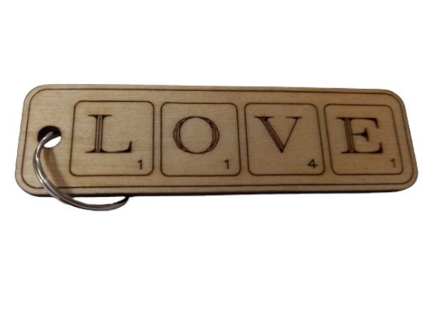 LOVE - Scrabble Keyring